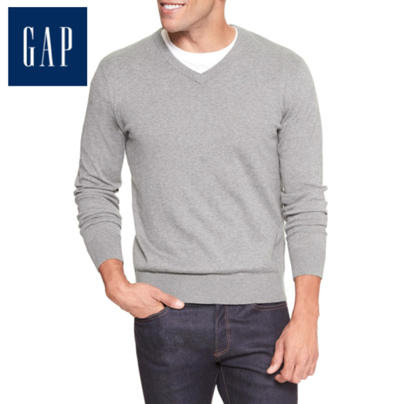 Gap Other - GAP V-neck Sweater (Light Grey)